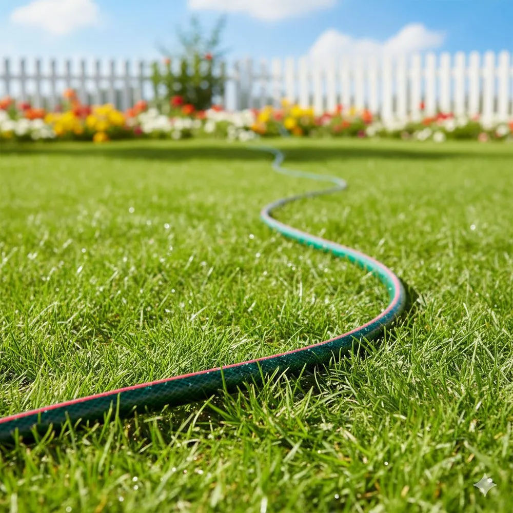 MANGUERA REFORZADA VERDE PVC