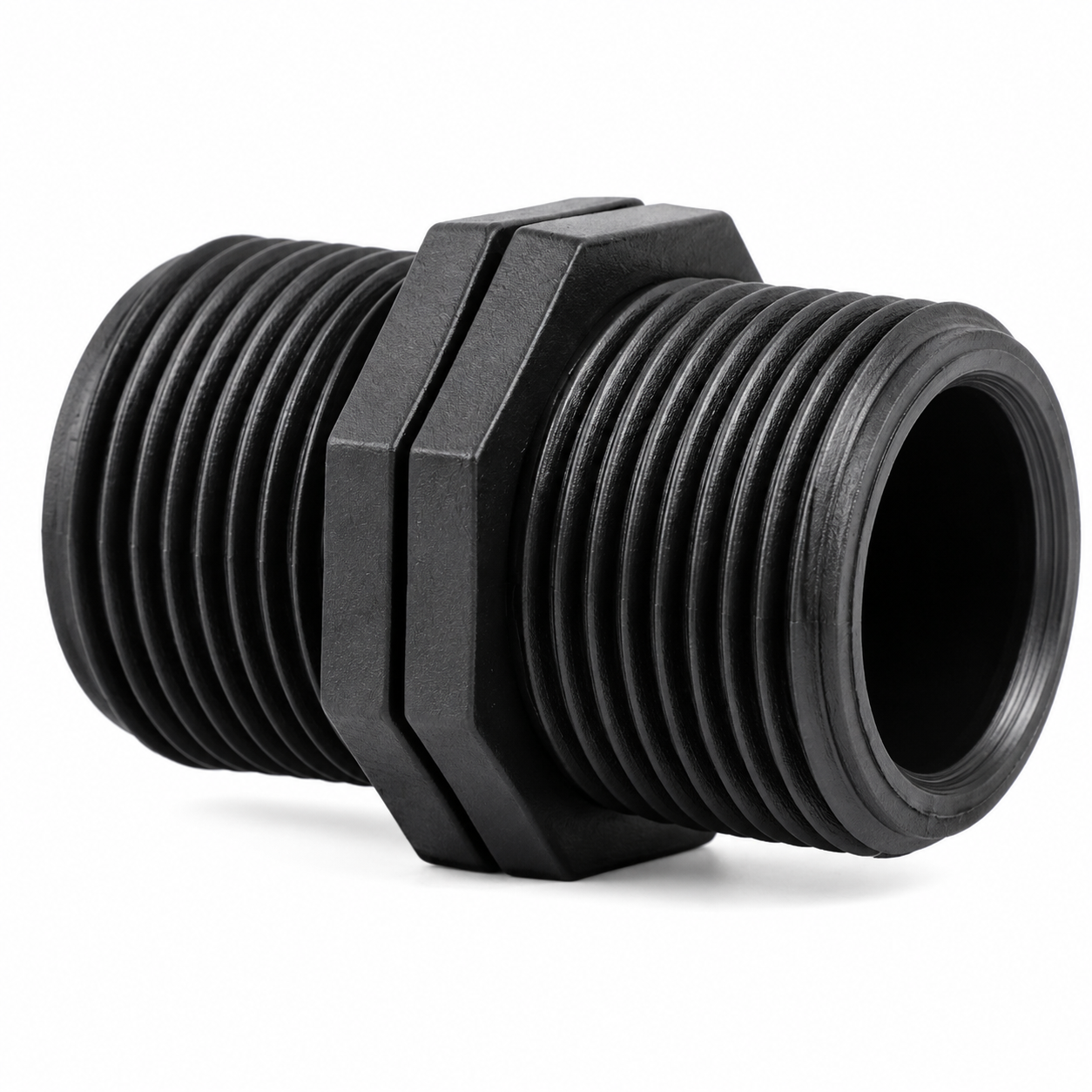 NIPLE HDPE ROSCA MACHO