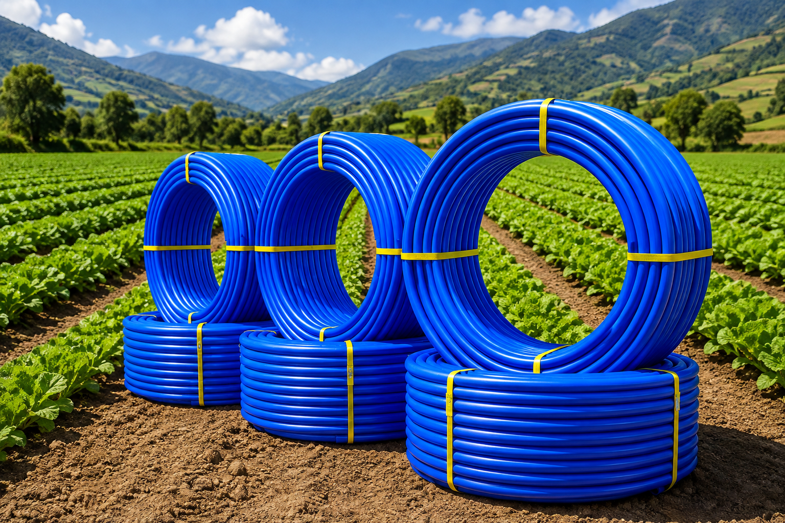 MANGUERA HDPE AZUL