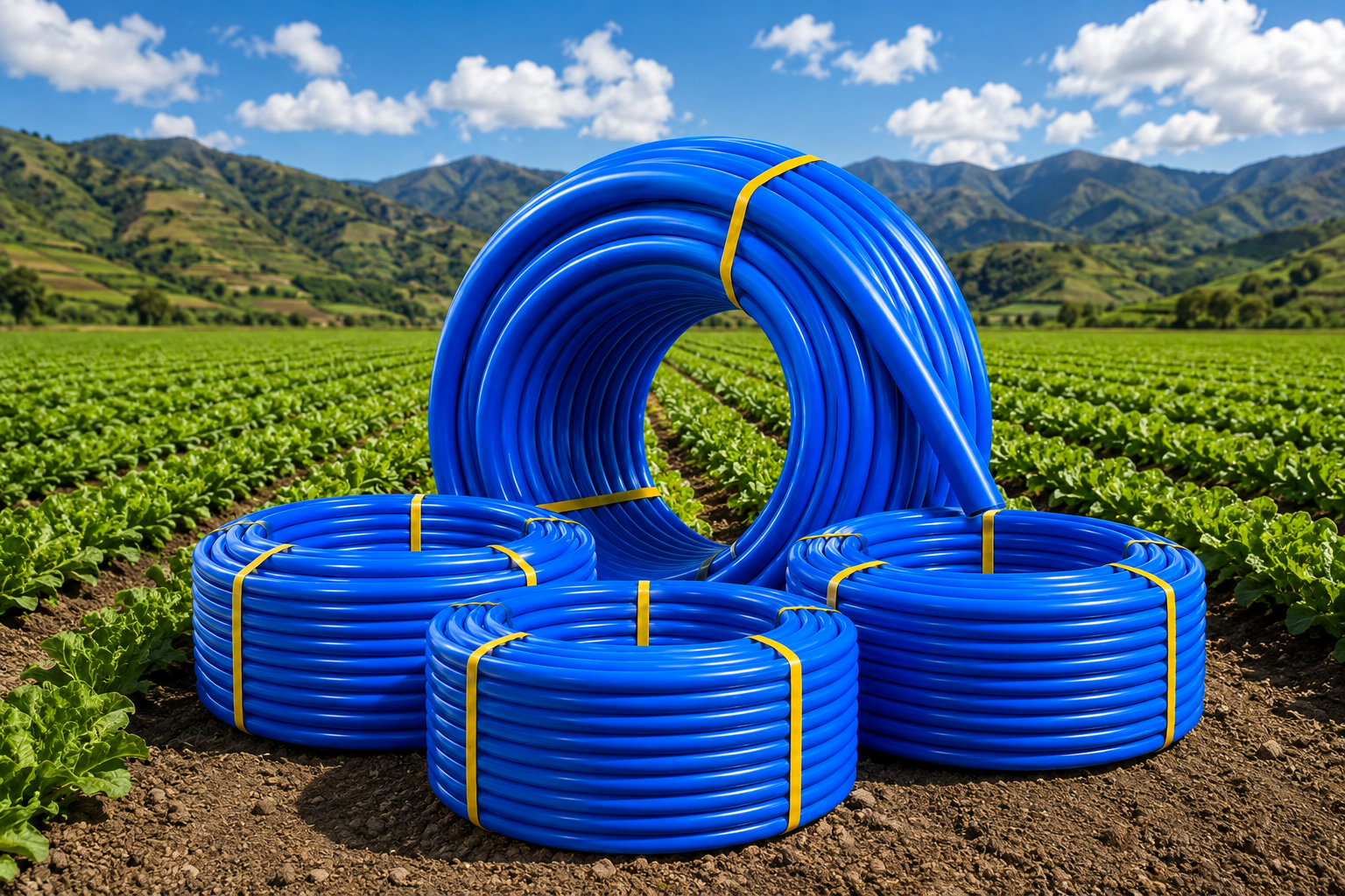 MANGUERA HDPE AZUL